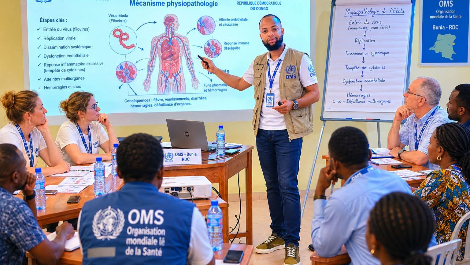 ÉPIDÉMIE D’EBOLA EN RDC : LE DIRECTEUR GÉNÉRAL DE L’OMS SUR LE TERRAIN POUR RENFORCER LA RIPOSTE