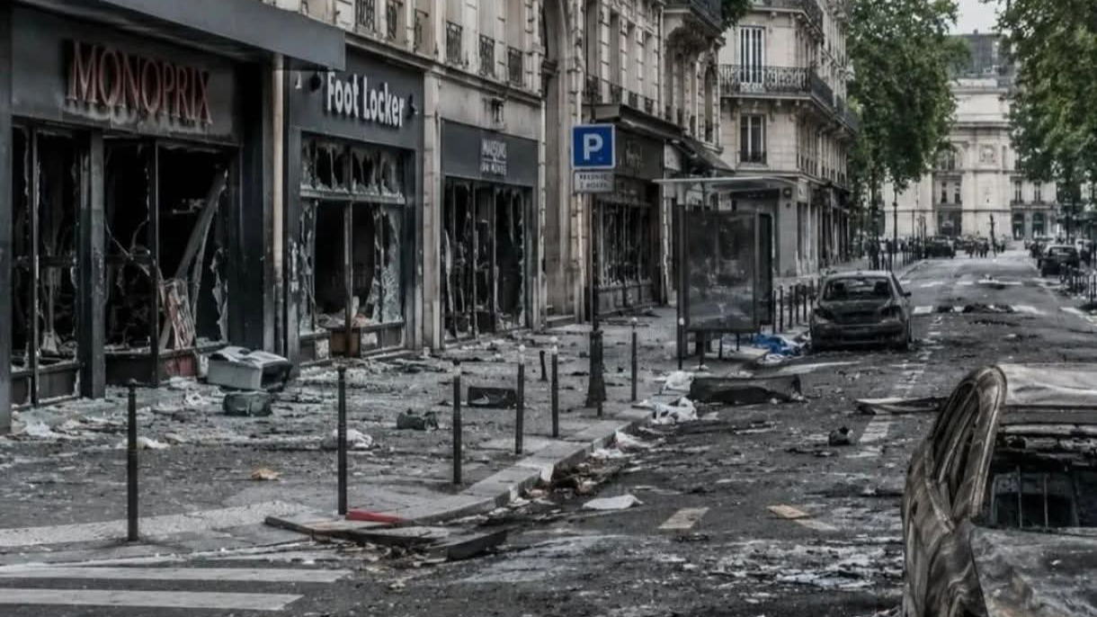 APRÈS LE SACRE DU PSG, DES VIOLENCES ET PILLAGES PLONGENT PARIS DANS LE CHAOS